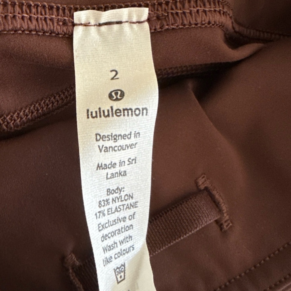 Lululemon Fast Free High-Rise Tight 28" Leggings in Brown Earth Size 2 NWOT - Picture 12 of 14